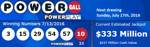 PowerBall 17.7.2016